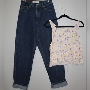 Free People Intamately Crop Top & L.L. BEAN Jeans